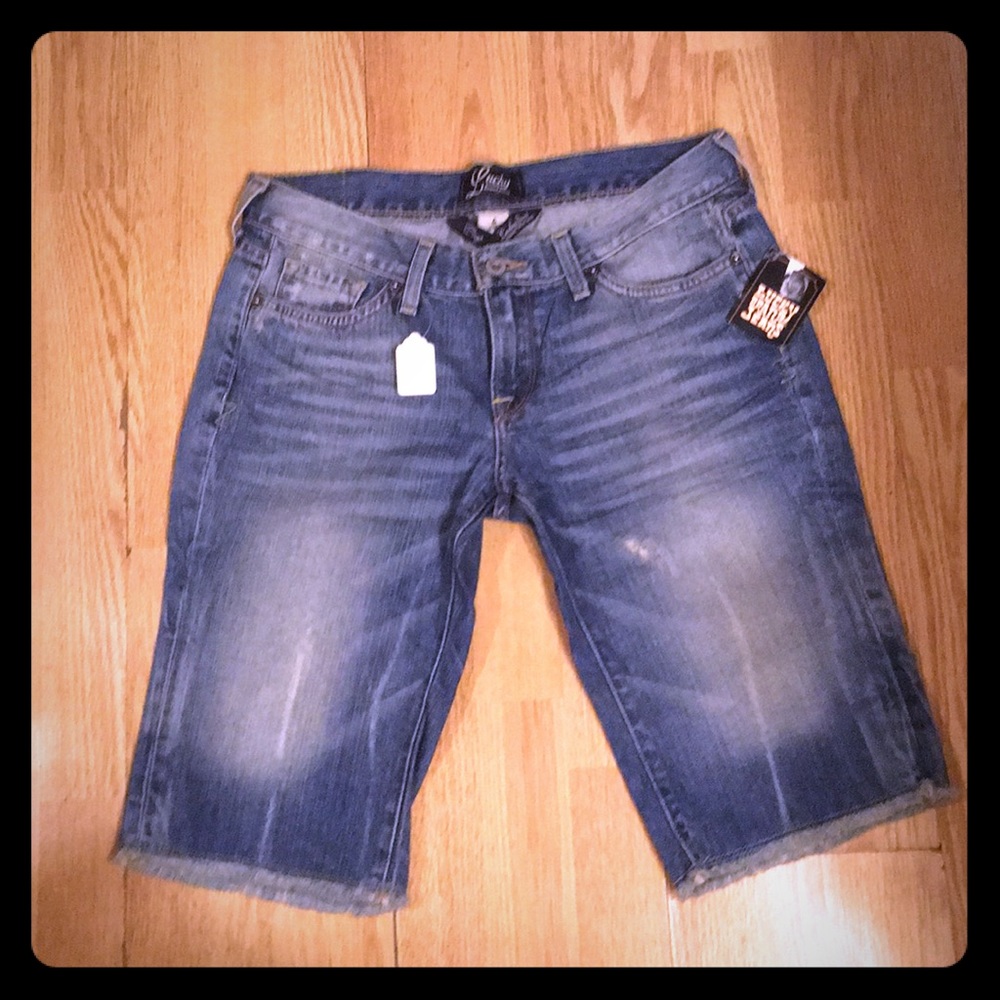 🍀 Lucky Brand 🍀 Bermuda jean shorts crops